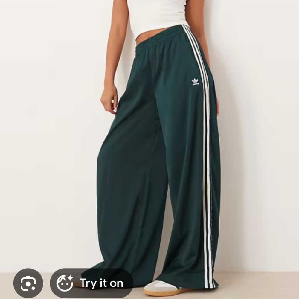 Adicolor Satin Wide Leg Track Pants